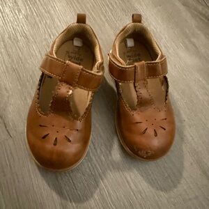 Stride Rite Brown Kids Dress Shoes